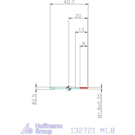 Garant Garant Master Tap gépi menetfúró B alak M1,8