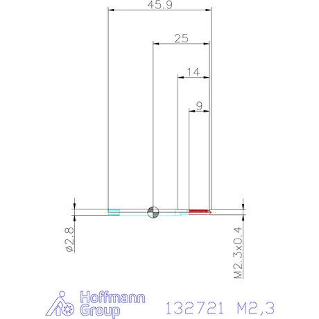 Garant Garant Master Tap gépi menetfúró B alak M2,3