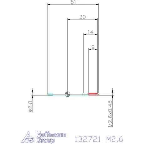 Garant Garant Master Tap gépi menetfúró B alak M2,6