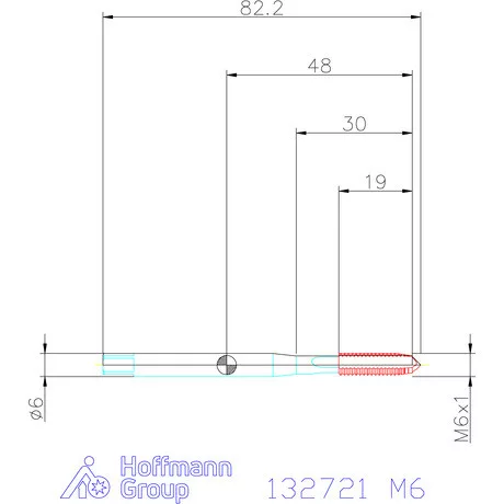 Garant Garant Master Tap gépi menetfúró B alak M6