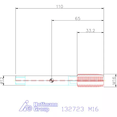 Garant Garant Master Tap gépi menetfúró IK / Form B 6HX M16