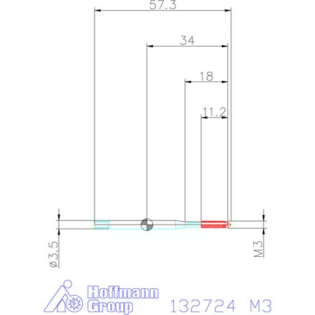 Garant Garant Master Tap gépi menetfúró HSS-E-PM Form B 6GX M3