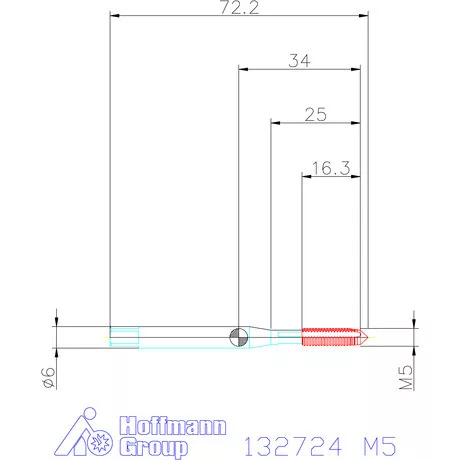 Garant Garant Master Tap gépi menetfúró HSS-E-PM Form B 6GX M5