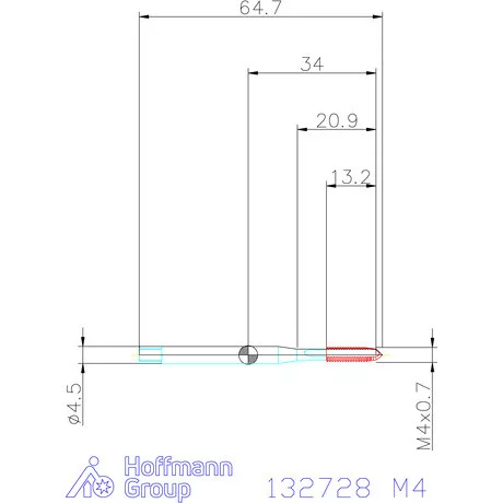 Garant Garant Master Tap gépi menetfúró HSS-E-PM, B alak, 7GX M4