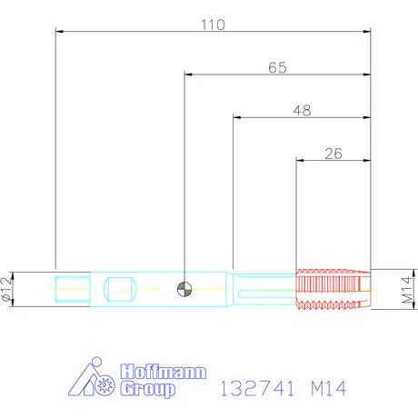 Garant Gépi menetfúró szinkronorsókhoz HSS-E-PM Form B 6HX M14