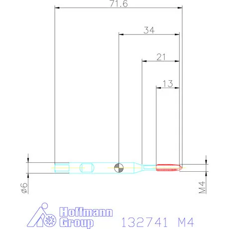 Garant Gépi menetfúró szinkronorsókhoz HSS-E-PM Form B 6HX M4