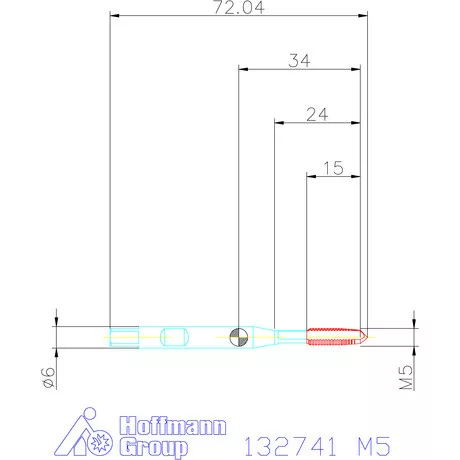 Garant Gépi menetfúró szinkronorsókhoz HSS-E-PM Form B 6HX M5