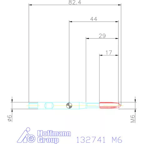 Garant Gépi menetfúró szinkronorsókhoz HSS-E-PM Form B 6HX M6