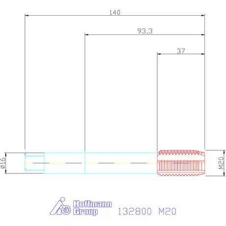 Garant Gépi menetfúró, balmenet HSS-E 6H M20