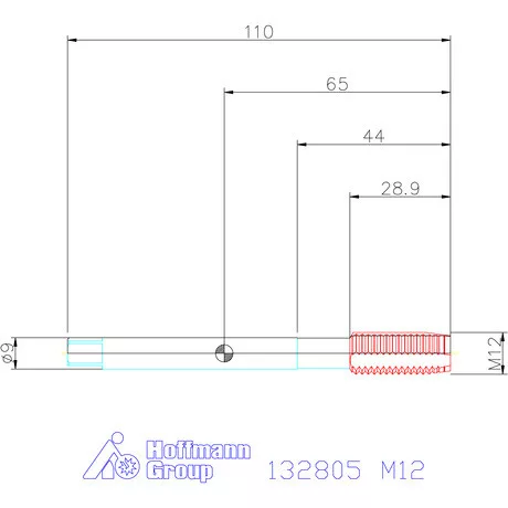 Garant Garant Master Tap gépi menetfúró balmenet HSS-E-PM 6HX M12