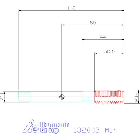 Garant Garant Master Tap gépi menetfúró balmenet HSS-E-PM 6HX M14