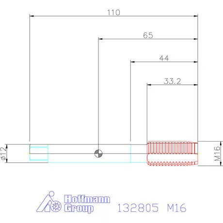 Garant Garant Master Tap gépi menetfúró balmenet HSS-E-PM 6HX M16