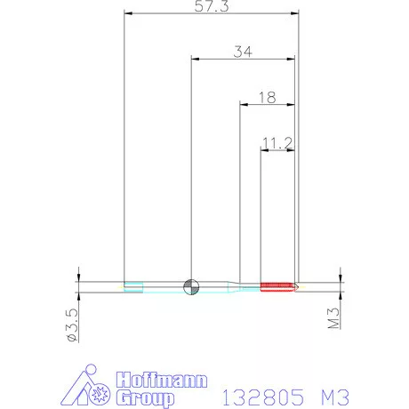 Garant Garant Master Tap gépi menetfúró balmenet HSS-E-PM 6HX M3