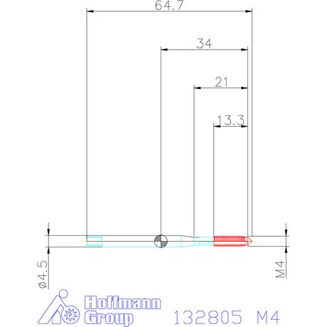 Garant Garant Master Tap gépi menetfúró balmenet HSS-E-PM 6HX M4