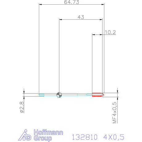Garant Garant Master Tap Alu gépi menetfúró 4X0,5