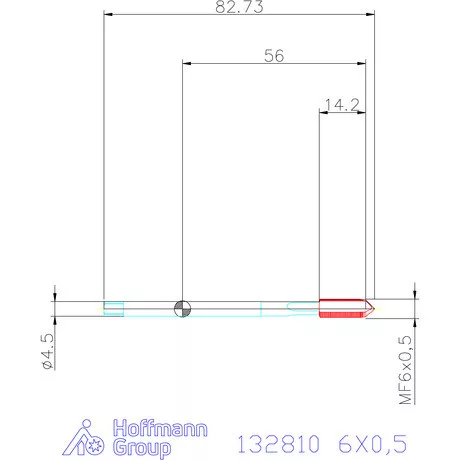 Garant Garant Master Tap Alu gépi menetfúró 6X0,5