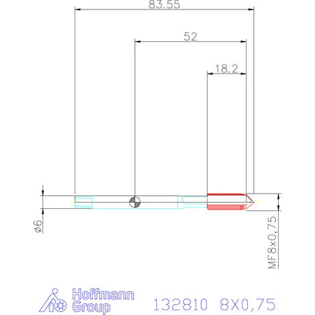Garant Garant Master Tap Alu gépi menetfúró 8X0,75