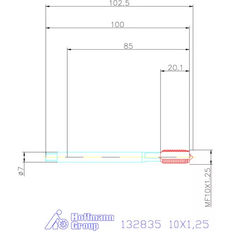 Garant Gépi menetfúró HSS-E-PM Form CS 10X1,25