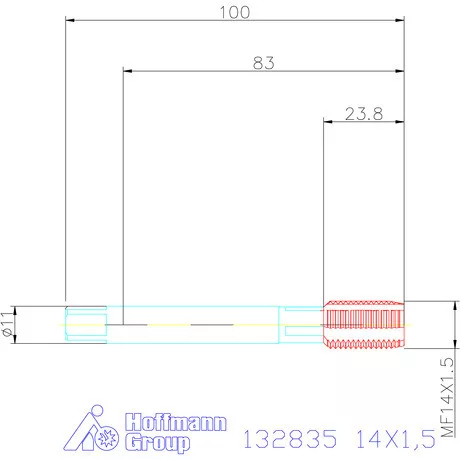 Garant Gépi menetfúró HSS-E-PM Form CS 14X1,5