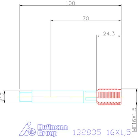 Garant Gépi menetfúró HSS-E-PM Form CS 16X1,5