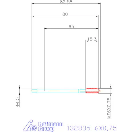 Garant Gépi menetfúró HSS-E-PM Form CS 6X0,75