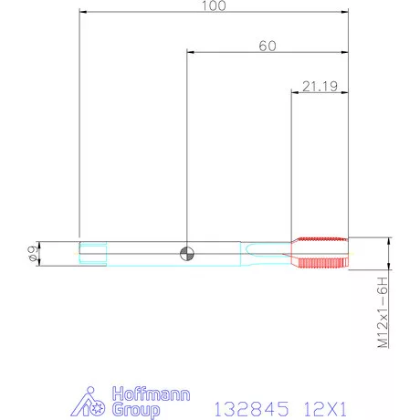 Holex Holex Clever Tap gépi menetfúró HSS-E Form B 12X1