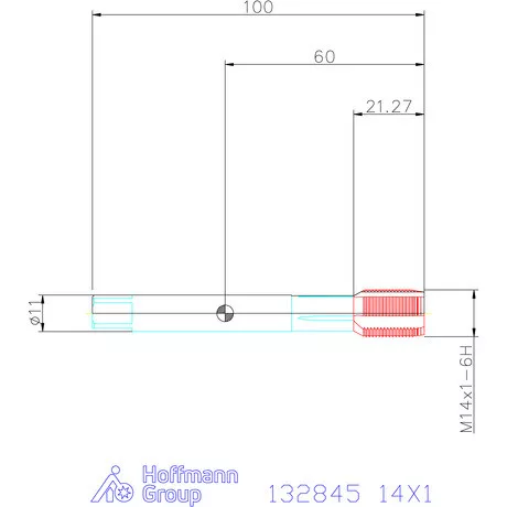Holex Holex Clever Tap gépi menetfúró HSS-E Form B 14X1