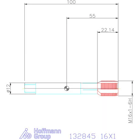 Holex Holex Clever Tap gépi menetfúró HSS-E Form B 16X1