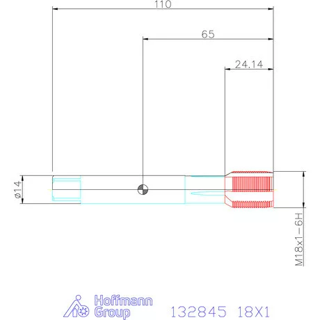 Holex Holex Clever Tap gépi menetfúró HSS-E Form B 18X1
