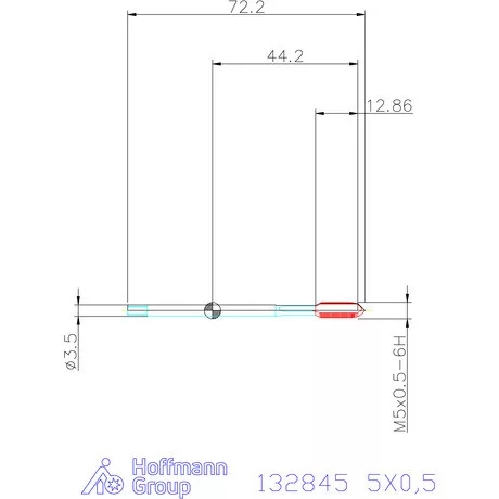 Holex Holex Clever Tap gépi menetfúró HSS-E Form B 5X0,5