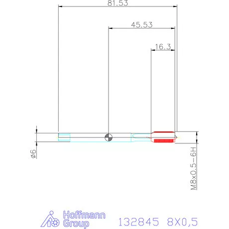 Holex Holex Clever Tap gépi menetfúró HSS-E Form B 8X0,5