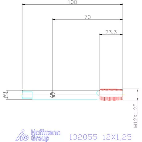 Garant Gépi menetfúró HSS-E-PM Form B 6HX 12X1,25