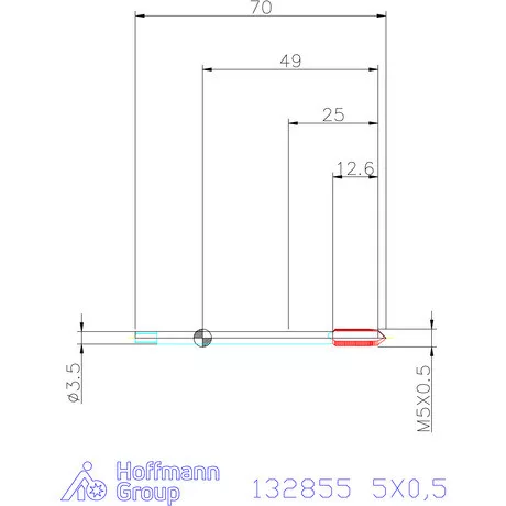Garant Gépi menetfúró HSS-E-PM Form B 6HX 5X0,5