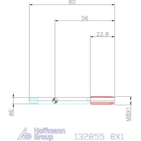 Garant Gépi menetfúró HSS-E-PM Form B 6HX 8X1