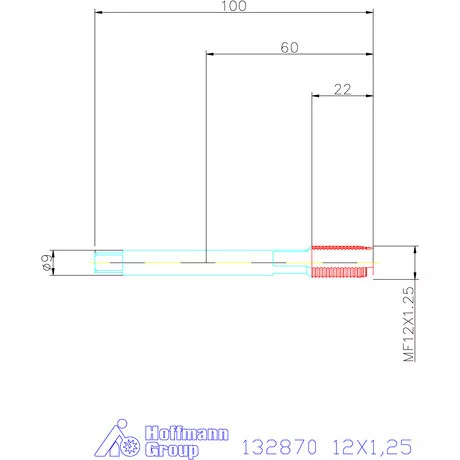 Garant Gépi menetfúró HSS-E 12X1,25