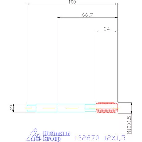Garant Gépi menetfúró HSS-E 12X1,5
