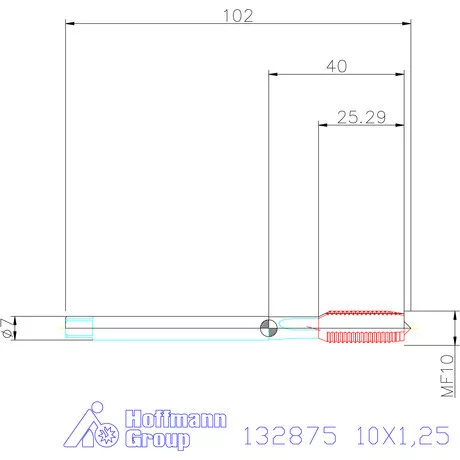 Garant Garant Master Tap INOX gépi menetfúró HSS-E-PM 10X1,25