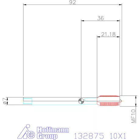 Garant Garant Master Tap INOX gépi menetfúró HSS-E-PM 10X1