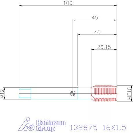Garant Garant Master Tap INOX gépi menetfúró HSS-E-PM 16X1,5