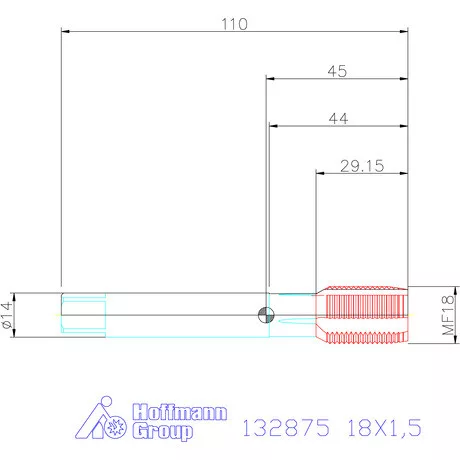 Garant Garant Master Tap INOX gépi menetfúró HSS-E-PM 18X1,5