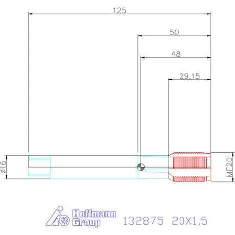 Garant Garant Master Tap INOX gépi menetfúró HSS-E-PM 20X1,5