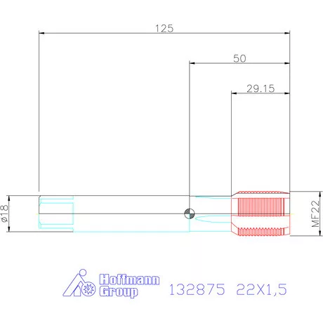 Garant Garant Master Tap INOX gépi menetfúró HSS-E-PM 22X1,5