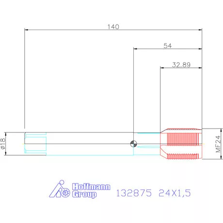 Garant Garant Master Tap INOX gépi menetfúró HSS-E-PM 24X1,5