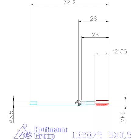 Garant Garant Master Tap INOX gépi menetfúró HSS-E-PM 5X0,5