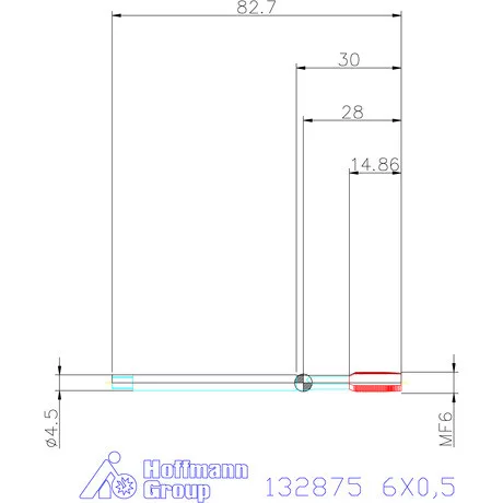 Garant Garant Master Tap INOX gépi menetfúró HSS-E-PM 6X0,5
