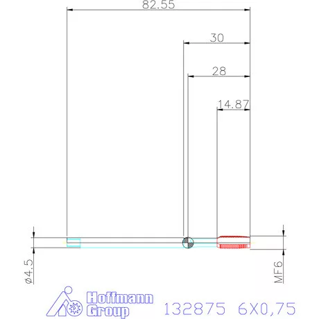 Garant Garant Master Tap INOX gépi menetfúró HSS-E-PM 6X0,75