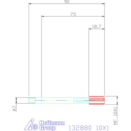 Garant Gépi menetfúró 10X1