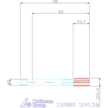Garant Gépi menetfúró 12X1,5