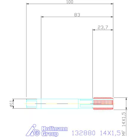 Garant Gépi menetfúró 14X1,5