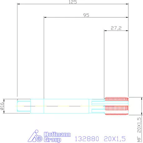 Garant Gépi menetfúró 20X1,5